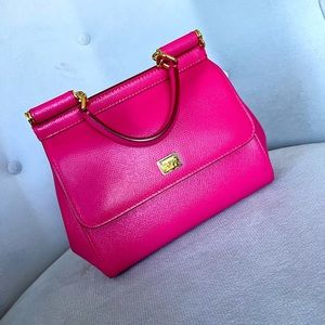 Dolce&Gabbana pink Sicily tote medium size
